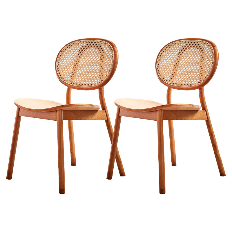 Modern Side Dining Room Chairs Solid Wood Kitchen Chairs for Kitchen Cherry Wood 2 Piece Set Clearhalo 'Dining Chairs' 'Dining Tables & Seating' 'dining_chair' 'furn' 'furn_dining_chair' 'Furniture' 'furniture_dining_chair' 'Kitchen & Dining Furniture' 5019671