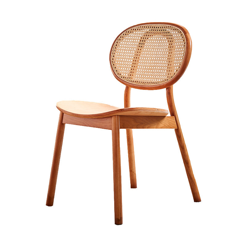 Modern Side Dining Room Chairs Solid Wood Kitchen Chairs for Kitchen Cherry Wood 1 Piece Clearhalo 'Dining Chairs' 'Dining Tables & Seating' 'dining_chair' 'furn' 'furn_dining_chair' 'Furniture' 'furniture_dining_chair' 'Kitchen & Dining Furniture' 5019678