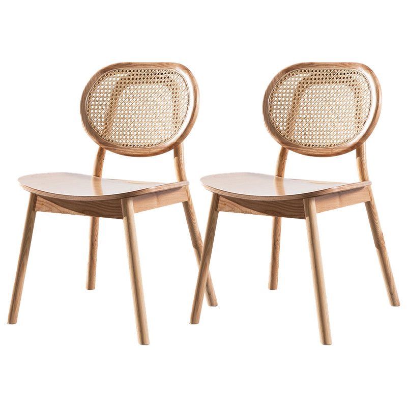 Modern Side Dining Room Chairs Solid Wood Kitchen Chairs for Kitchen Wood 2 Piece Set Clearhalo 'Dining Chairs' 'Dining Tables & Seating' 'dining_chair' 'furn' 'furn_dining_chair' 'Furniture' 'furniture_dining_chair' 'Kitchen & Dining Furniture' 5019682