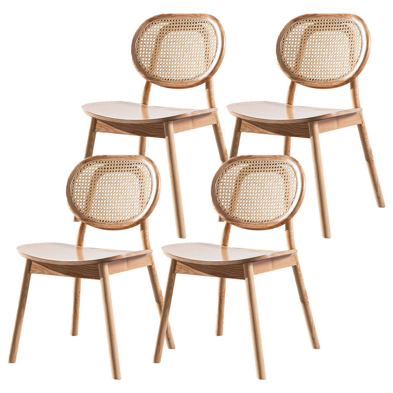 Modern Side Dining Room Chairs Solid Wood Kitchen Chairs for Kitchen Wood 4 Piece Set Clearhalo 'Dining Chairs' 'Dining Tables & Seating' 'dining_chair' 'furn' 'furn_dining_chair' 'Furniture' 'furniture_dining_chair' 'Kitchen & Dining Furniture' 5019685