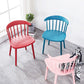Plastic Scandinavian Side Chair Windsor Back Indoor-Outdoor Chair Clearhalo 'Dining Chairs' 'Dining Tables & Seating' 'dining_chair' 'furn' 'furn_dining_chair' 'Furniture' 'furniture_dining_chair' 'Kitchen & Dining Furniture' 5019694