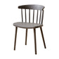 Plastic Scandinavian Side Chair Windsor Back Indoor-Outdoor Chair Grey 1 Piece Clearhalo 'Dining Chairs' 'Dining Tables & Seating' 'dining_chair' 'furn' 'furn_dining_chair' 'Furniture' 'furniture_dining_chair' 'Kitchen & Dining Furniture' 5019708
