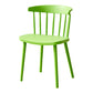Plastic Scandinavian Side Chair Windsor Back Indoor-Outdoor Chair Fruit Green 1 Piece Clearhalo 'Dining Chairs' 'Dining Tables & Seating' 'dining_chair' 'furn' 'furn_dining_chair' 'Furniture' 'furniture_dining_chair' 'Kitchen & Dining Furniture' 5019713