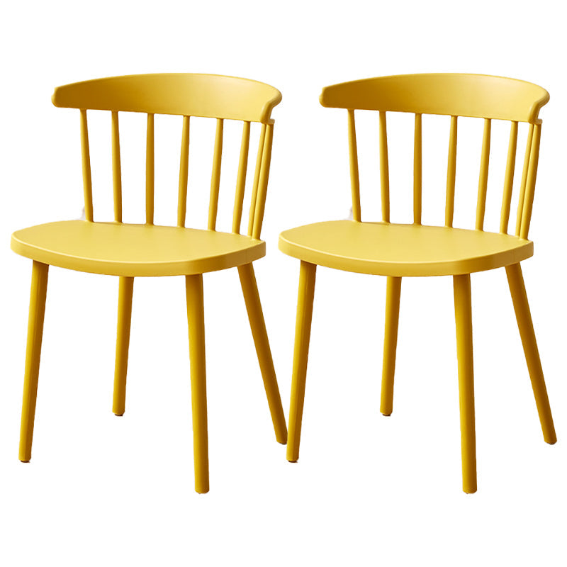 Plastic Scandinavian Side Chair Windsor Back Indoor-Outdoor Chair Ginger 2 Piece Set Clearhalo 'Dining Chairs' 'Dining Tables & Seating' 'dining_chair' 'furn' 'furn_dining_chair' 'Furniture' 'furniture_dining_chair' 'Kitchen & Dining Furniture' 5019723