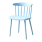 Plastic Scandinavian Side Chair Windsor Back Indoor-Outdoor Chair Light Blue 1 Piece Clearhalo 'Dining Chairs' 'Dining Tables & Seating' 'dining_chair' 'furn' 'furn_dining_chair' 'Furniture' 'furniture_dining_chair' 'Kitchen & Dining Furniture' 5019740