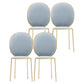 Glam Style Dining Chair Upholstered King Louis Back Dining Chair for Home Sky Blue 4 Piece Set Clearhalo 'Dining Chairs' 'Dining Tables & Seating' 'dining_chair' 'furn' 'furn_dining_chair' 'Furniture' 'furniture_dining_chair' 'Kitchen & Dining Furniture' 5019782