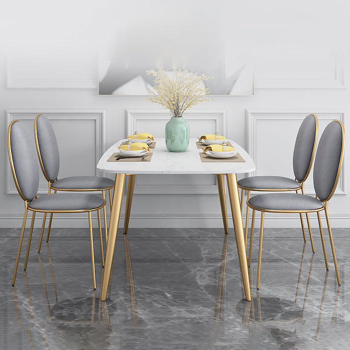 Glam Style Dining Chair Upholstered King Louis Back Dining Chair for Home Clearhalo 'Dining Chairs' 'Dining Tables & Seating' 'dining_chair' 'furn' 'furn_dining_chair' 'Furniture' 'furniture_dining_chair' 'Kitchen & Dining Furniture' 5019791