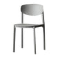 Plastic Contemporary Side Chair Open Back Indoor-Outdoor Chair Grey 1 Piece Clearhalo 'Dining Chairs' 'Dining Tables & Seating' 'dining_chair' 'furn' 'furn_dining_chair' 'Furniture' 'furniture_dining_chair' 'Kitchen & Dining Furniture' 5019811