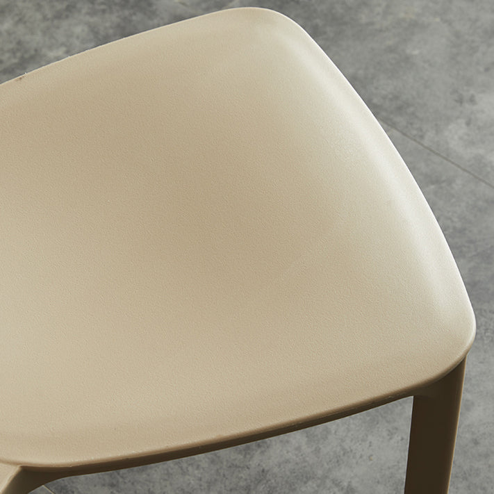 Plastic Contemporary Side Chair Open Back Indoor-Outdoor Chair Clearhalo 'Dining Chairs' 'Dining Tables & Seating' 'dining_chair' 'furn' 'furn_dining_chair' 'Furniture' 'furniture_dining_chair' 'Kitchen & Dining Furniture' 5019815