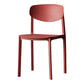 Plastic Contemporary Side Chair Open Back Indoor-Outdoor Chair Red 1 Piece Clearhalo 'Dining Chairs' 'Dining Tables & Seating' 'dining_chair' 'furn' 'furn_dining_chair' 'Furniture' 'furniture_dining_chair' 'Kitchen & Dining Furniture' 5019817
