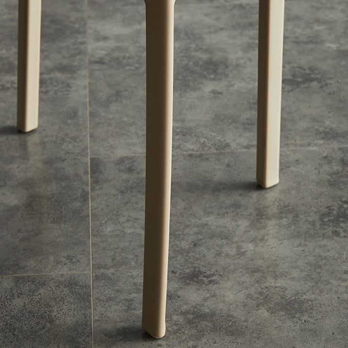 Plastic Contemporary Side Chair Open Back Indoor-Outdoor Chair Clearhalo 'Dining Chairs' 'Dining Tables & Seating' 'dining_chair' 'furn' 'furn_dining_chair' 'Furniture' 'furniture_dining_chair' 'Kitchen & Dining Furniture' 5019818