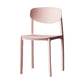 Plastic Contemporary Side Chair Open Back Indoor-Outdoor Chair Pink 1 Piece Clearhalo 'Dining Chairs' 'Dining Tables & Seating' 'dining_chair' 'furn' 'furn_dining_chair' 'Furniture' 'furniture_dining_chair' 'Kitchen & Dining Furniture' 5019834