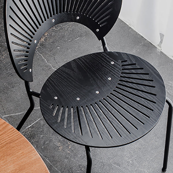 Wood Side Chair Contemporary Open Back Dining Chair for Indoor Clearhalo 'Dining Chairs' 'Dining Tables & Seating' 'dining_chair' 'furn' 'furn_dining_chair' 'Furniture' 'furniture_dining_chair' 'Kitchen & Dining Furniture' 5019855