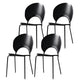 Wood Side Chair Contemporary Open Back Dining Chair for Indoor Black 4 Piece Set Clearhalo 'Dining Chairs' 'Dining Tables & Seating' 'dining_chair' 'furn' 'furn_dining_chair' 'Furniture' 'furniture_dining_chair' 'Kitchen & Dining Furniture' 5019869