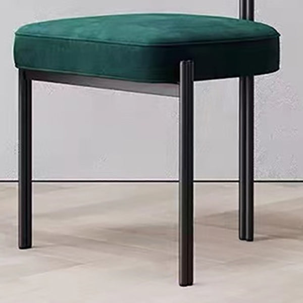 Glam Style Upholstered Dining Chair Open Back Dining Side Chair for Indoor Clearhalo 'Dining Chairs' 'Dining Tables & Seating' 'dining_chair' 'furn' 'furn_dining_chair' 'Furniture' 'furniture_dining_chair' 'Kitchen & Dining Furniture' 5019914