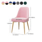 Glam Style Dining Room Chair Upholstered Dining Side Chair for Indoor Clearhalo 'Dining Chairs' 'Dining Tables & Seating' 'dining_chair' 'furn' 'furn_dining_chair' 'Furniture' 'furniture_dining_chair' 'Kitchen & Dining Furniture' 5020025