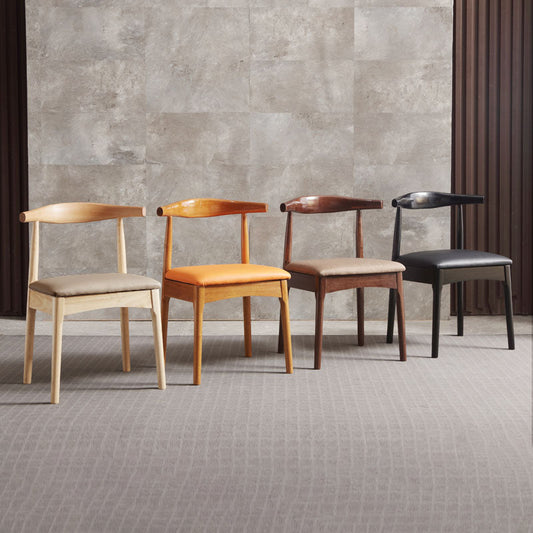 Glam Style Side Chair Wooden Open Back Indoor Dining Side Chair Clearhalo 'Dining Chairs' 'Dining Tables & Seating' 'dining_chair' 'furn' 'furn_dining_chair' 'Furniture' 'furniture_dining_chair' 'Kitchen & Dining Furniture' 5020097