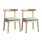 Glam Style Side Chair Wooden Open Back Indoor Dining Side Chair Lake Green 2 Piece Set Clearhalo 'Dining Chairs' 'Dining Tables & Seating' 'dining_chair' 'furn' 'furn_dining_chair' 'Furniture' 'furniture_dining_chair' 'Kitchen & Dining Furniture' 5020120