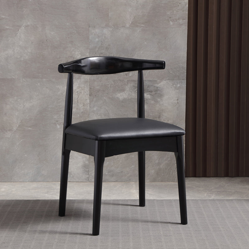 Glam Style Side Chair Wooden Open Back Indoor Dining Side Chair Clearhalo 'Dining Chairs' 'Dining Tables & Seating' 'dining_chair' 'furn' 'furn_dining_chair' 'Furniture' 'furniture_dining_chair' 'Kitchen & Dining Furniture' 5020122