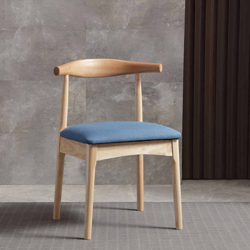 Glam Style Side Chair Wooden Open Back Indoor Dining Side Chair Clearhalo 'Dining Chairs' 'Dining Tables & Seating' 'dining_chair' 'furn' 'furn_dining_chair' 'Furniture' 'furniture_dining_chair' 'Kitchen & Dining Furniture' 5020124