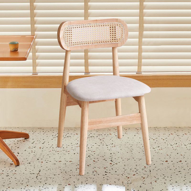 Dining Room Side Chairs Modern Solid Wood Open Back Dining Side Chair Wood 1 Piece Clearhalo 'Dining Chairs' 'Dining Tables & Seating' 'dining_chair' 'furn' 'furn_dining_chair' 'Furniture' 'furniture_dining_chair' 'Kitchen & Dining Furniture' 5020132