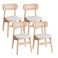 Dining Room Side Chairs Modern Solid Wood Open Back Dining Side Chair Wood 4 Piece Set Clearhalo 'Dining Chairs' 'Dining Tables & Seating' 'dining_chair' 'furn' 'furn_dining_chair' 'Furniture' 'furniture_dining_chair' 'Kitchen & Dining Furniture' 5020135