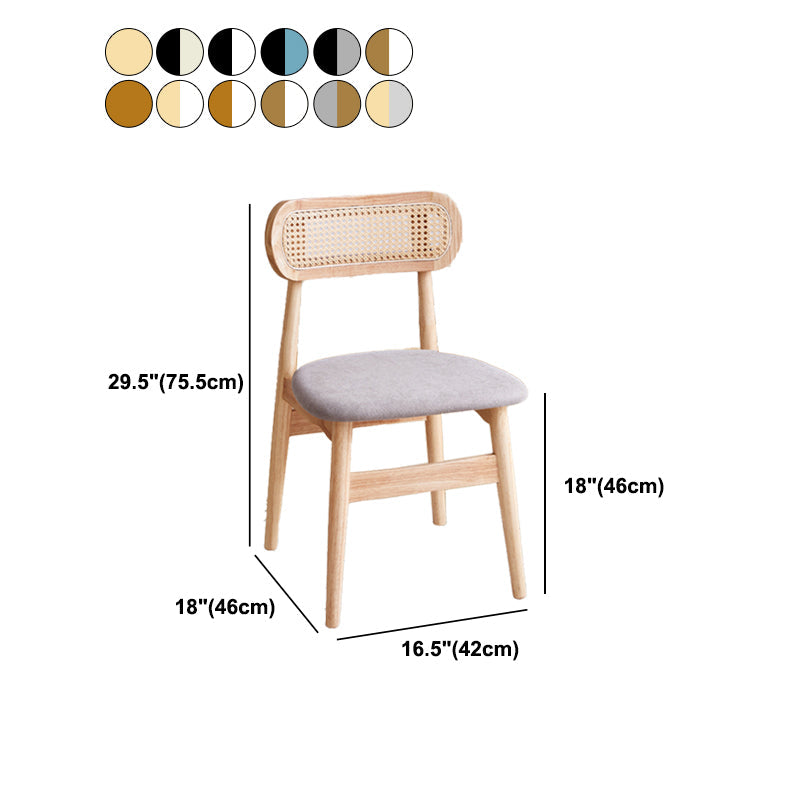 Dining Room Side Chairs Modern Solid Wood Open Back Dining Side Chair Clearhalo 'Dining Chairs' 'Dining Tables & Seating' 'dining_chair' 'furn' 'furn_dining_chair' 'Furniture' 'furniture_dining_chair' 'Kitchen & Dining Furniture' 5020179
