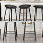 Modern Armless Backrest Counter Stool Iron Cafe Bar Stool with Acrylic Seat Clearhalo 'Bar Furniture' 'Bar Stools' 'bar_stools' 'furn' 'furn_bar_stools' 'Furniture' 'furniture_bar_stools' 'Kitchen & Dining Furniture' 5021368