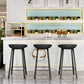 Modern Armless Backrest Counter Stool Iron Cafe Bar Stool with Acrylic Seat Clearhalo 'Bar Furniture' 'Bar Stools' 'bar_stools' 'furn' 'furn_bar_stools' 'Furniture' 'furniture_bar_stools' 'Kitchen & Dining Furniture' 5021374