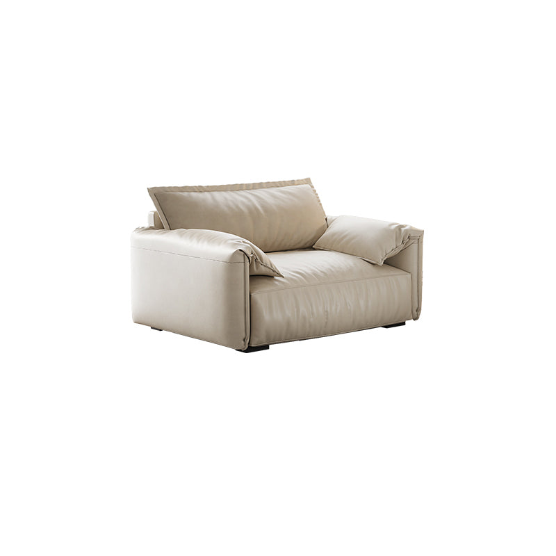 35.04" H Pillow Top Arm Modern Sofa with Bolster Pillows Standard Sofa 47"L x 39"W x 35.5"H Clearhalo 'furn' 'furn_sofas' 'Furniture' 'furniture_sofas' 'Living Room Furniture' 'Sofa' 'sofas' 5021560