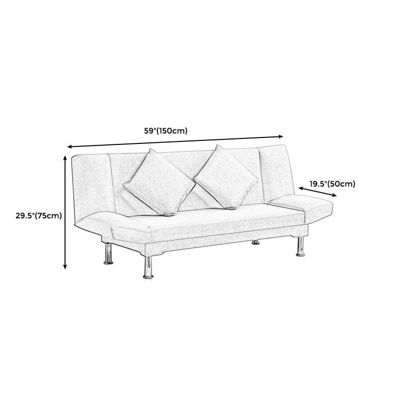 Silver Transitional MODERN MODERNO DI SOFE DEI LETTO DEI LETTO 29,53 "divano a bracciole alto