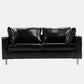 Beige Modern Farmhouse Cushions Standard Sofa 21.65"High Square Arm Sofa Black Clearhalo 'furn' 'furn_sofas' 'Furniture' 'furniture_sofas' 'Living Room Furniture' 'Sofa' 'sofas' 5021668