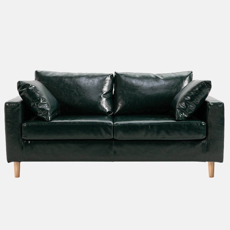 Beige Modern Farmhouse Cushions Standard Sofa 21.65"High Square Arm Sofa Blackish Green Clearhalo 'furn' 'furn_sofas' 'Furniture' 'furniture_sofas' 'Living Room Furniture' 'Sofa' 'sofas' 5021670