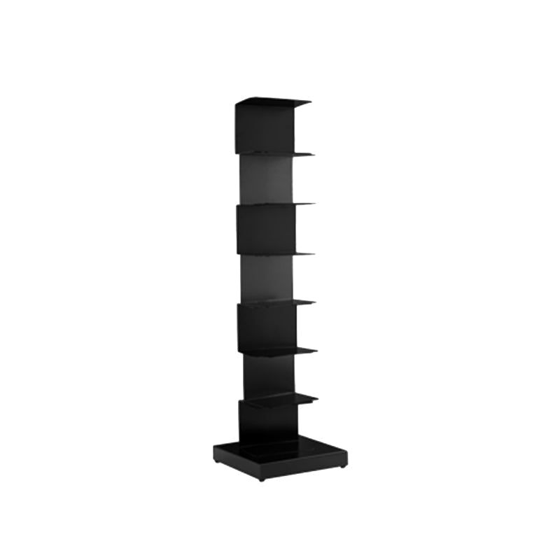 13.78"W Bookshelf Contemporary Style Invisible Bookcase for Office and Home 13.8"L x 13.8"W x 50"H Black Clearhalo 'Bookcases' 'furn' 'furn_bookcases' 'Furniture' 'furniture_bookcases' 'Office Furniture' 5021706