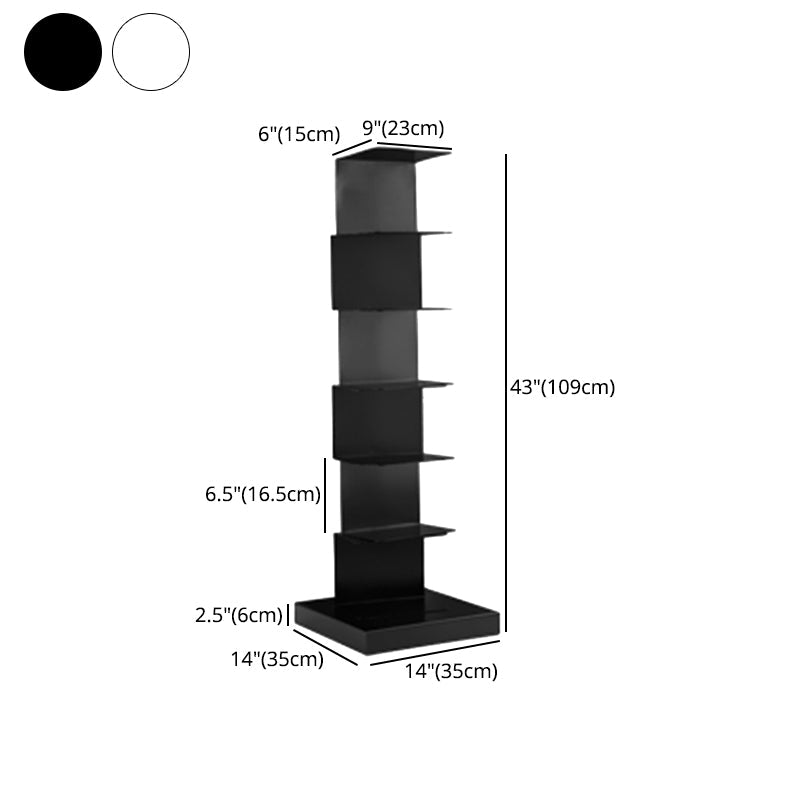 13.78"W Bookshelf Contemporary Style Invisible Bookcase for Office and Home Clearhalo 'Bookcases' 'furn' 'furn_bookcases' 'Furniture' 'furniture_bookcases' 'Office Furniture' 5021723