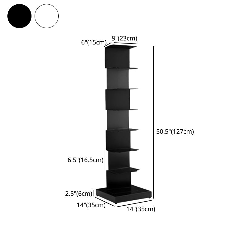 13.78"W Bookshelf Contemporary Style Invisible Bookcase for Office and Home Clearhalo 'Bookcases' 'furn' 'furn_bookcases' 'Furniture' 'furniture_bookcases' 'Office Furniture' 5021724