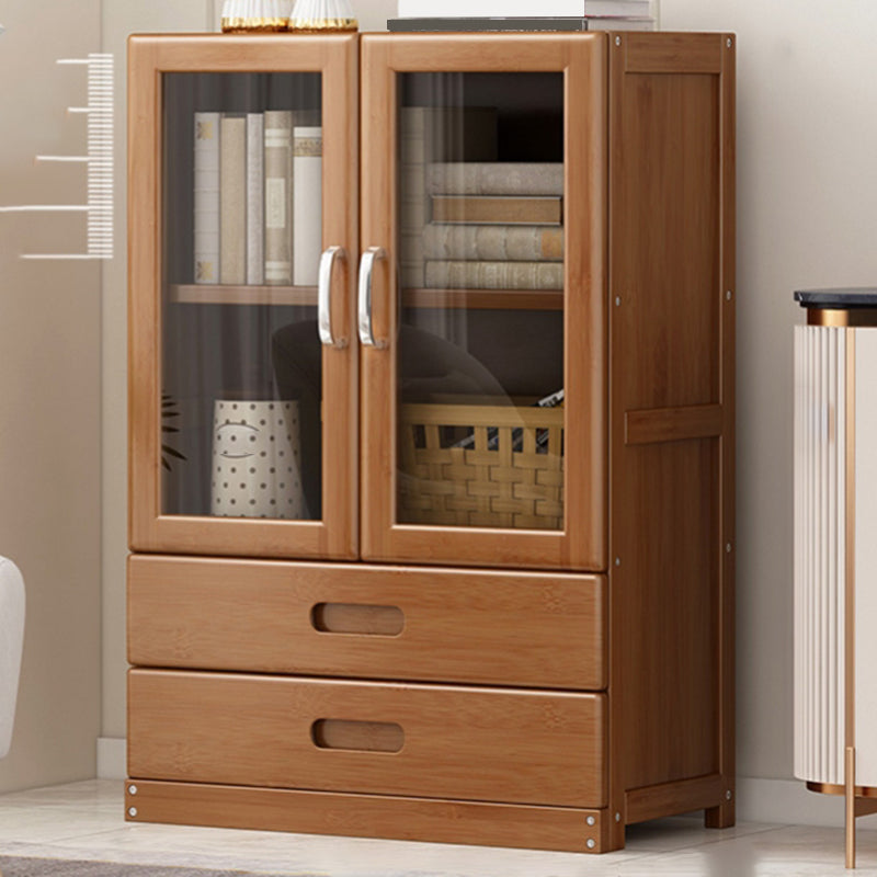 Wooden Standard Bookcase Modern Style Closed Back Bookshelf with Drawer Storage 31.5"L x 11.8"W x 39.4"H Clearhalo 'Bookcases' 'furn' 'furn_bookcases' 'Furniture' 'furniture_bookcases' 'Office Furniture' 5021727