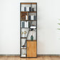 Metal and Wooden Shelf Bookcase with Doors Modern Bookshelf for Office Clearhalo 'Bookcases' 'furn' 'furn_bookcases' 'Furniture' 'furniture_bookcases' 'Office Furniture' 5021748
