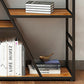 Metal and Wooden Shelf Bookcase with Doors Modern Bookshelf for Office Clearhalo 'Bookcases' 'furn' 'furn_bookcases' 'Furniture' 'furniture_bookcases' 'Office Furniture' 5021756