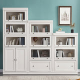 Contemporary Bookshelf With Doors Vertical Bookcase for Office Use Clearhalo 'Bookcases' 'furn' 'furn_bookcases' 'Furniture' 'furniture_bookcases' 'Office Furniture' 5021805