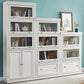 Contemporary Bookshelf With Doors Vertical Bookcase for Office Use Clearhalo 'Bookcases' 'furn' 'furn_bookcases' 'Furniture' 'furniture_bookcases' 'Office Furniture' 5021806