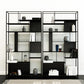 Open Back Bookshelf Contemporary Style Bookcase for Home Office Study Room Clearhalo 'Bookcases' 'furn' 'furn_bookcases' 'Furniture' 'furniture_bookcases' 'Office Furniture' 5021840