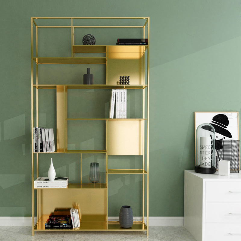 Open Back Bookshelf Contemporary Style Bookcase for Home Office Study Room Clearhalo 'Bookcases' 'furn' 'furn_bookcases' 'Furniture' 'furniture_bookcases' 'Office Furniture' 5021845