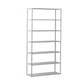 Open Back Bookshelf Contemporary Style Bookcase for Office Study Room 35.4"L x 11.8"W x 70.9"H White Clearhalo 'Bookcases' 'furn' 'furn_bookcases' 'Furniture' 'furniture_bookcases' 'Office Furniture' 5021862