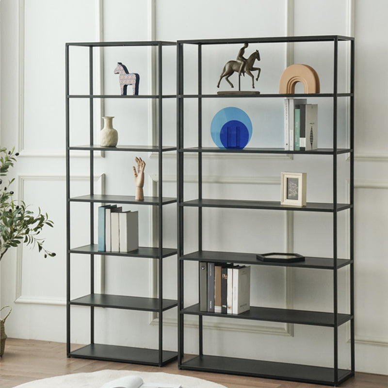 Open Back Bookshelf Contemporary Style Bookcase for Office Study Room Clearhalo 'Bookcases' 'furn' 'furn_bookcases' 'Furniture' 'furniture_bookcases' 'Office Furniture' 5021865