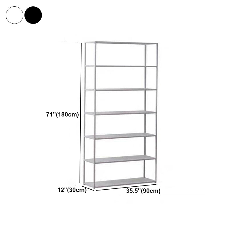 Open Back Bookshelf Contemporary Style Bookcase for Office Study Room Clearhalo 'Bookcases' 'furn' 'furn_bookcases' 'Furniture' 'furniture_bookcases' 'Office Furniture' 5021867