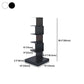 Contemporary Corner Bookcase Geometry Vertical Bookshelf for Living Room Clearhalo 'Bookcases' 'furn' 'furn_bookcases' 'Furniture' 'furniture_bookcases' 'Office Furniture' 5021894