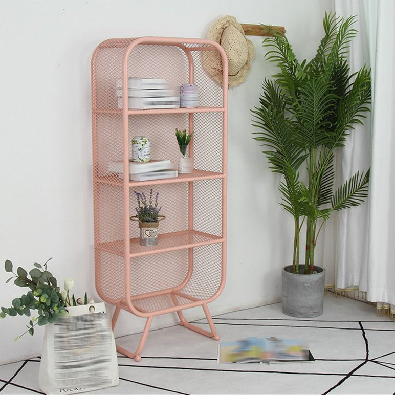 Iron Modern Standard Bookshelf Closed Back Vertical Bookcase for Home Clearhalo 'Bookcases' 'furn' 'furn_bookcases' 'Furniture' 'furniture_bookcases' 'Office Furniture' 5021929