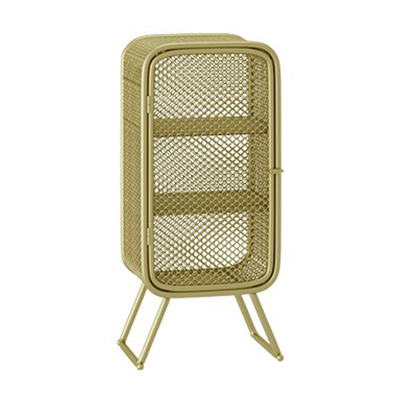 Iron Modern Standard Bookshelf Closed Back Vertical Bookcase for Home 11.8"L x 11.8"W x 30.7"H Golden Clearhalo 'Bookcases' 'furn' 'furn_bookcases' 'Furniture' 'furniture_bookcases' 'Office Furniture' 5021948