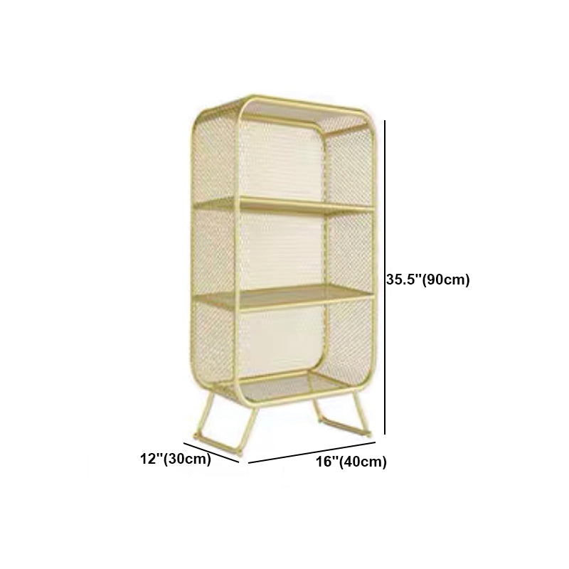 Iron Modern Standard Bookshelf Closed Back Vertical Bookcase for Home Clearhalo 'Bookcases' 'furn' 'furn_bookcases' 'Furniture' 'furniture_bookcases' 'Office Furniture' 5021951